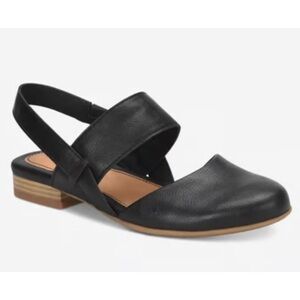 Size 10 B.O.C Black Annette Flats Sandals